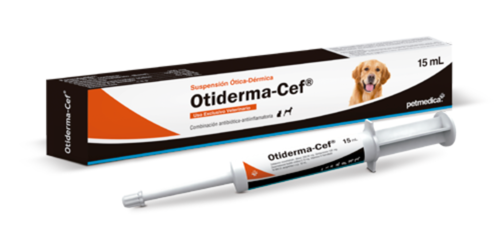 Otiderma-Cef® (suspensión Otica) 15 Ml. - Petmedica
