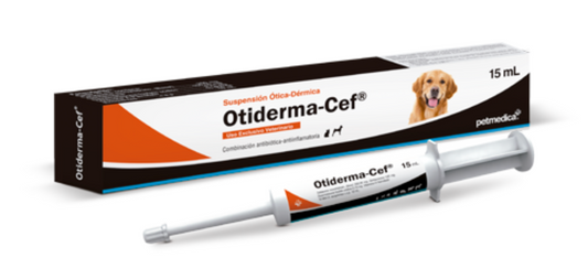 Otiderma-Cef® (suspensión Otica) 15 Ml. - Petmedica