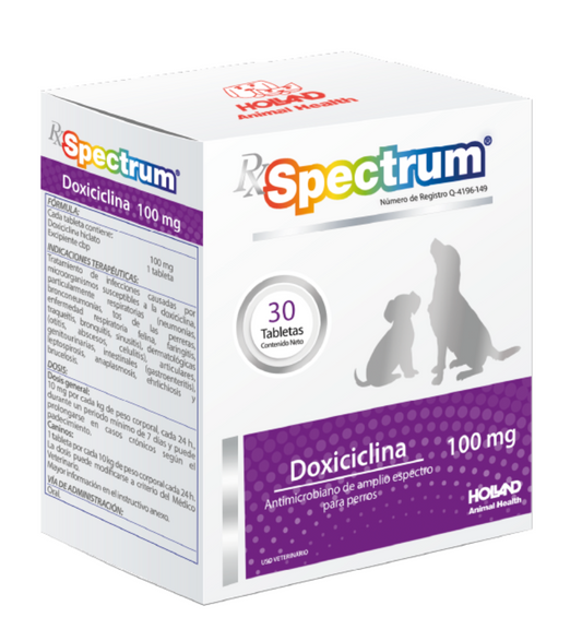 RX SPECTRUM® DOXICICLINA 100 MG - Holland