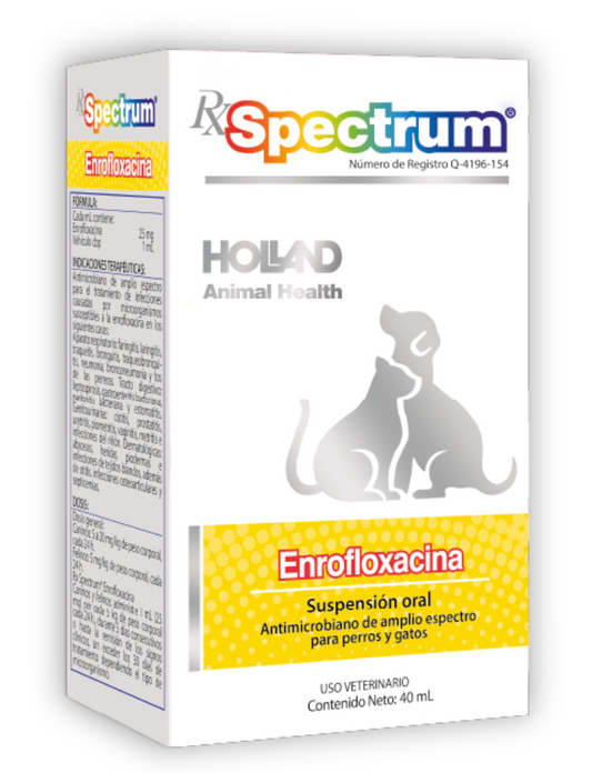 RX SPECTRUM® ENROFLOXACINA SUSPENSIÓN - Holland
