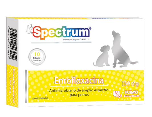 RX SPECTRUM® ENROFLOXACINA  150 MG - Holland