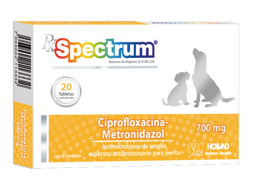 RX SPECTRUM® CIPROFLOXACINA METRONIDAZOL 700 MG - Holland