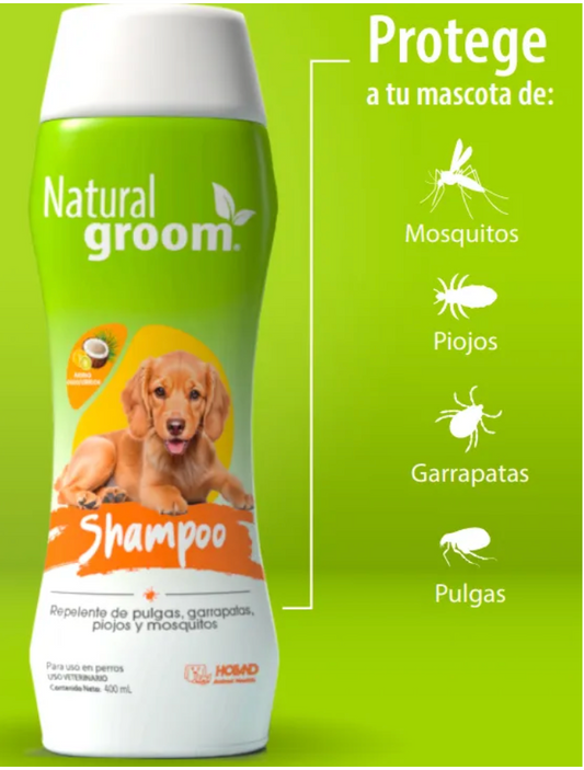 NATURAL GROOM Shampoo repelente - Holland
