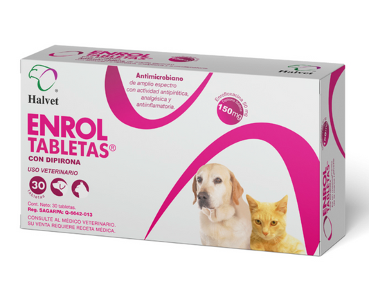 Enrol Tabletas con Dipirona- Halvet