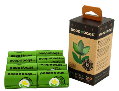 Bolsas Biodegradables con esencia de Naranja para perros | Poop Bags   M