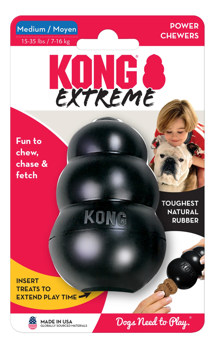 Juega y Entretiene a tú perro "Destructor" con Juguete KONG EXTREME | Kong. M