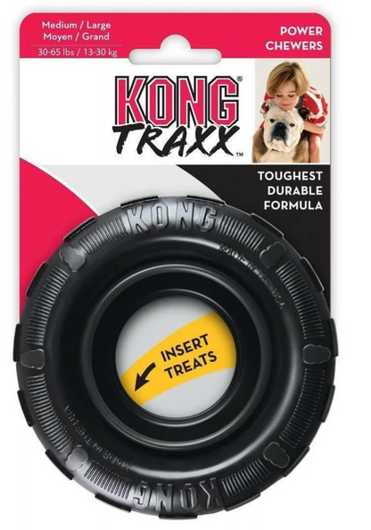 Llanta Para Morder y Esconder Premios - Kong TRAXX Tires | KONG. M