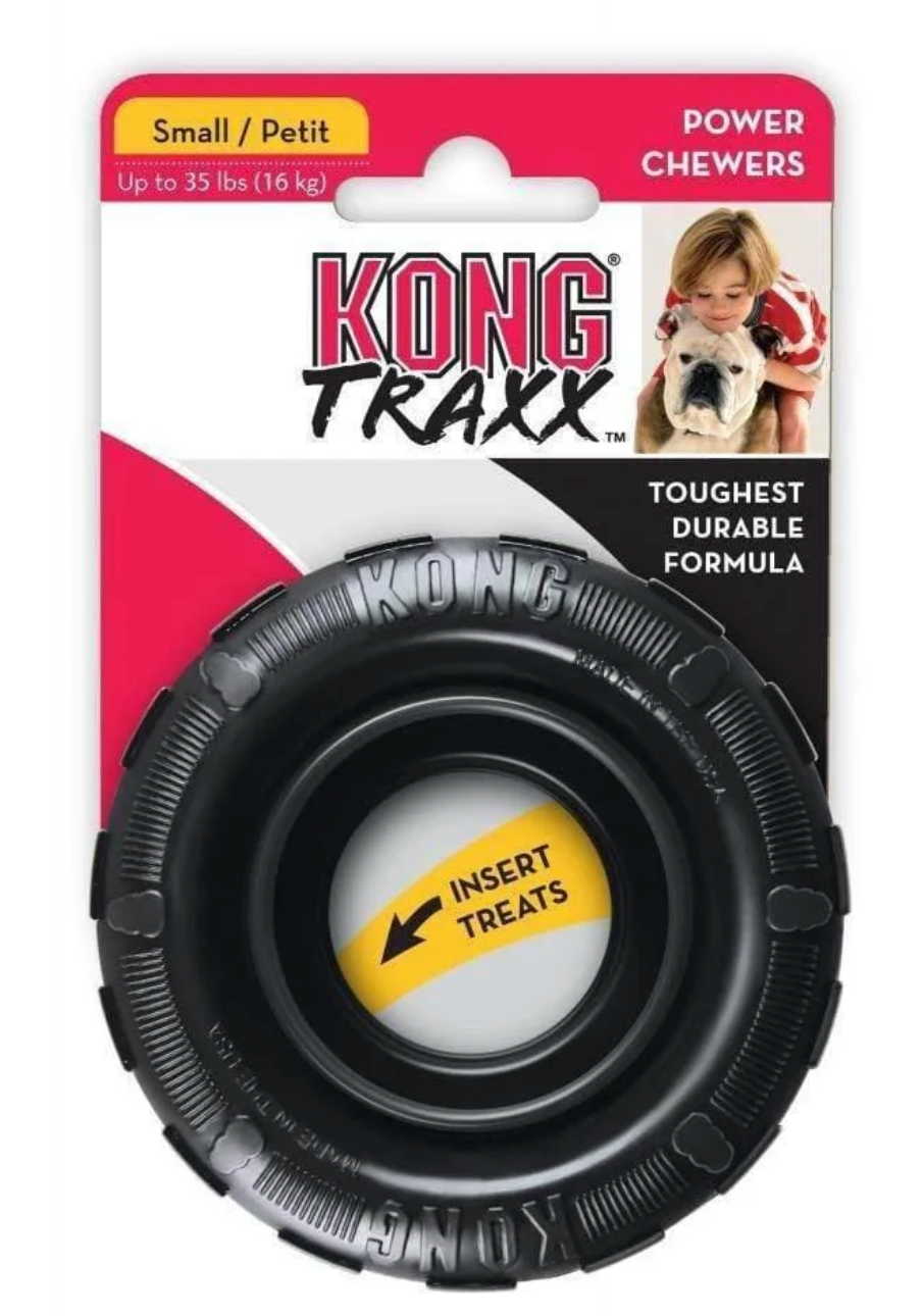 Llanta Para Morder y Esconder Premios - Kong TRAXX Tires | KONG. M