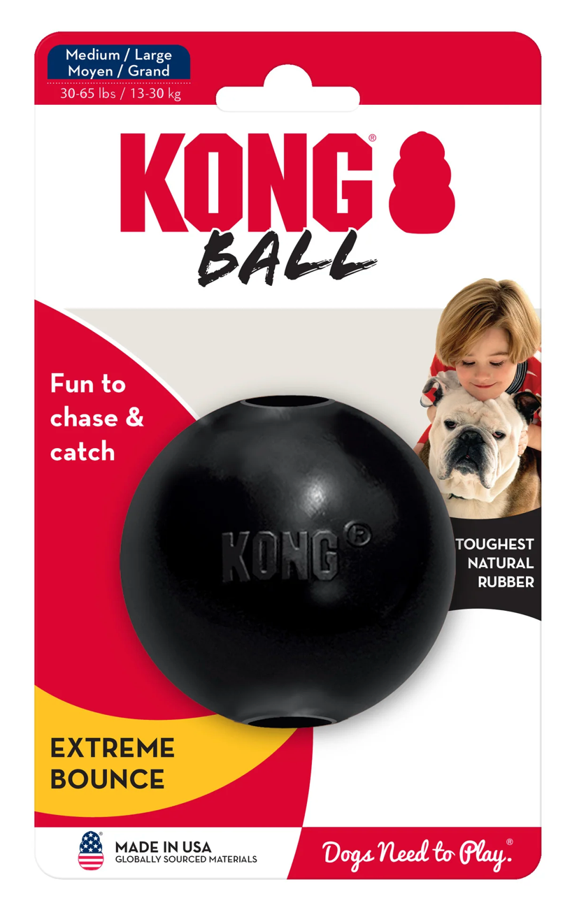 KONG Extreme Ball - Pelota Super Resistente | KONG. M