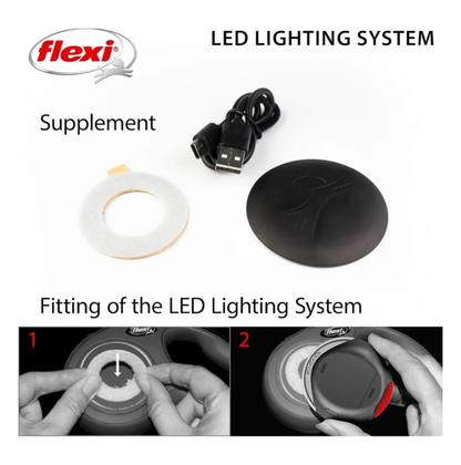 Sistema De Iluminacion Led Flexi Para Correas Retractiles | Flexi   M