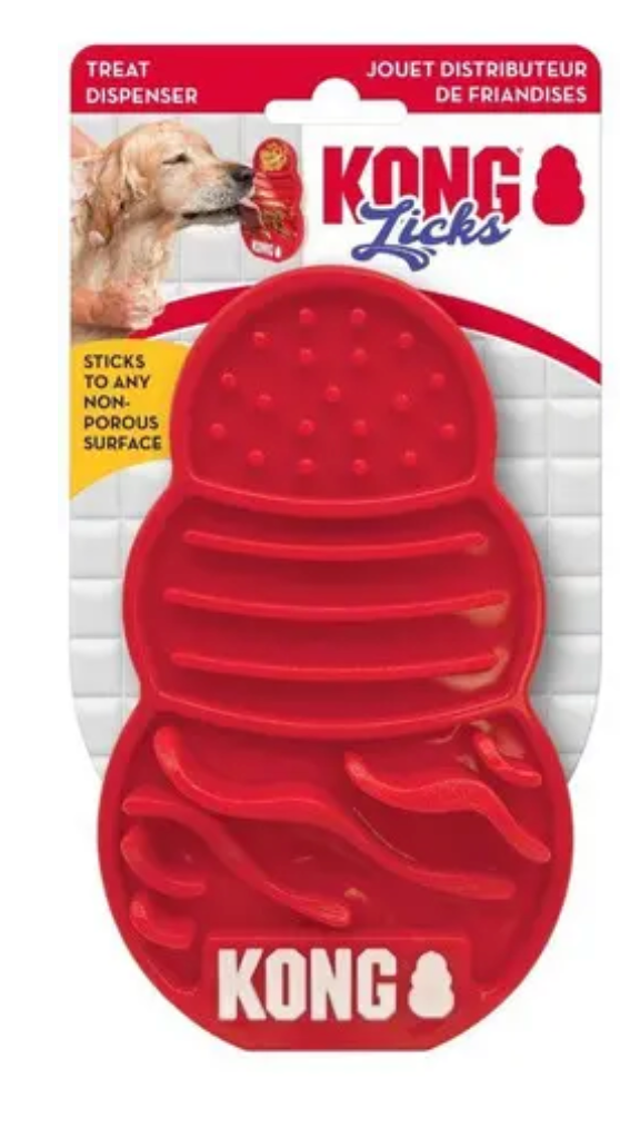 Kong Almohadilla Para Lamer Premios de Perros Licks Large Goma Interactiva Distracción | KONG   M