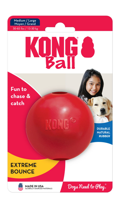 Kong Ball - Pelota Kong Clásica con Agujero | KONG   M