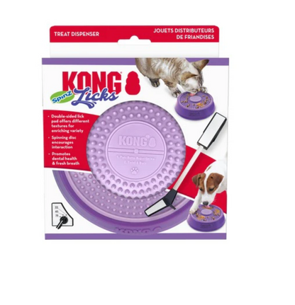 Licks Spinz - Plato con Disco Giratorio. | KONG   M