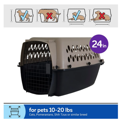 Jaula Portátil para Perros y Gatos Petmate Vari Kennel | PETMATE   M