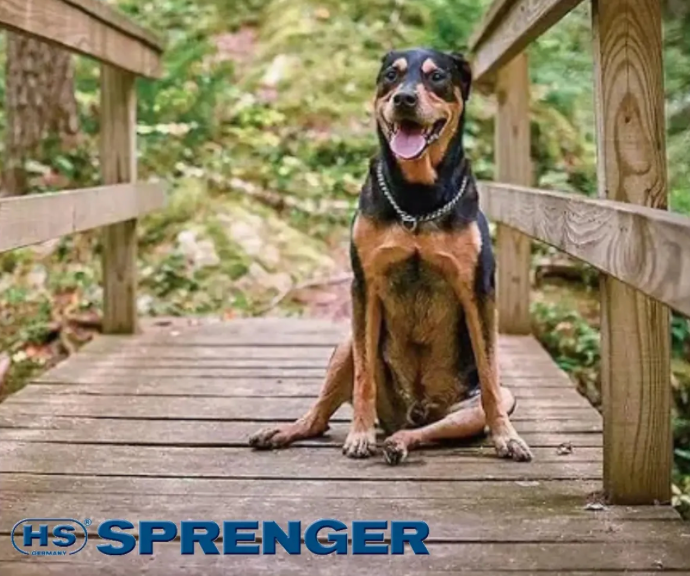 Cadena de Castigo SPRENGER HS para Perro, de Acero Cromado 1.5 mm con Eslabón Planchado | SPRENGER   M