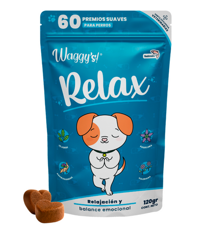 Relajante Natural para Ansiedad y Estrés en Perros | Waggy's Relax ***