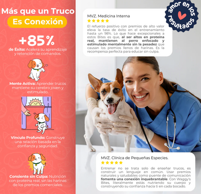 Premios Naturales para Entrenamiento de Perros | Waggy's Bites ***