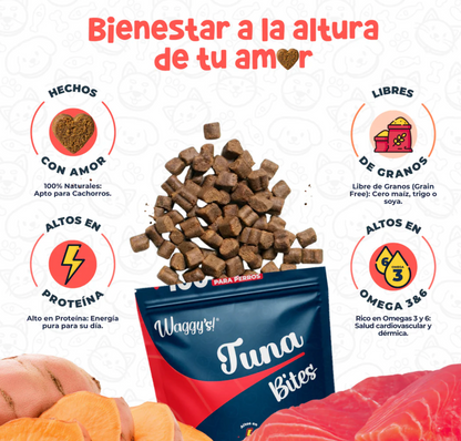Premios Naturales para Entrenamiento de Perros | Waggy's Bites ***