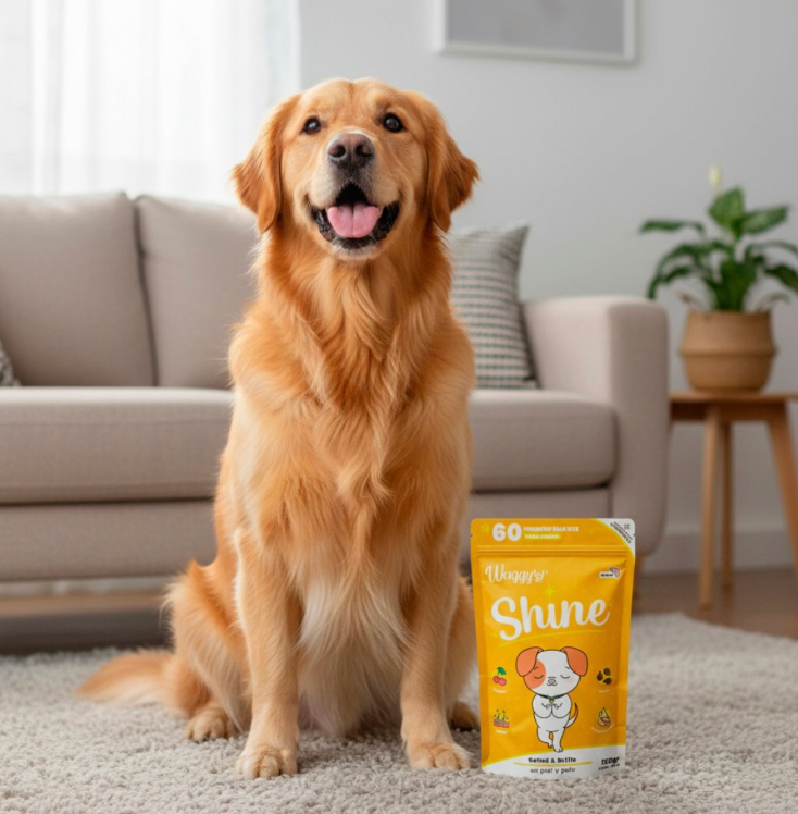 Shine Suplemento para Perro en Forma de Premios Suaves para Piel y Pelo | Waggy's  ***