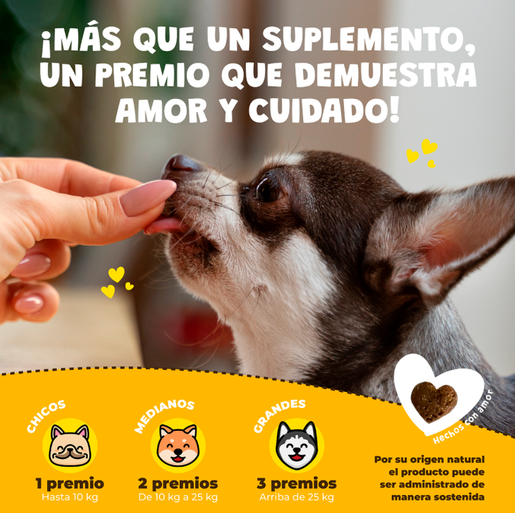 Shine Suplemento para Perro en Forma de Premios Suaves para Piel y Pelo | Waggy's  ***