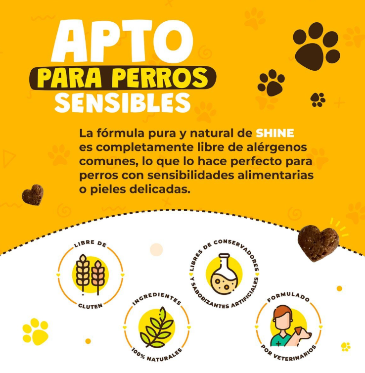Shine Suplemento para Perro en Forma de Premios Suaves para Piel y Pelo | Waggy's  ***