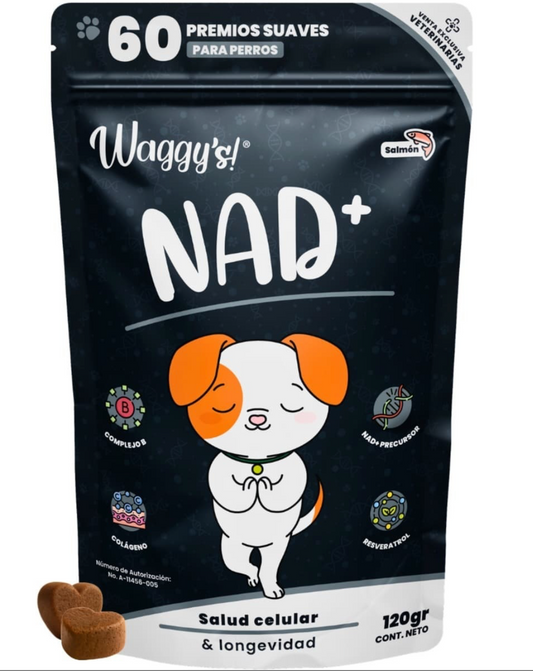 NAD+ Suplemento para Salud Articular en Forma de Premios Suaves para Perro| Waggy's ***