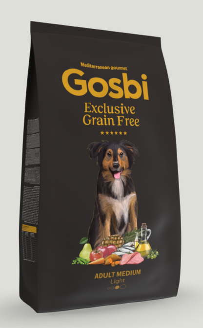 Exclusive Grain Free Dog Adult Medium Light | GOSBI ***