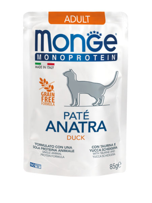 Monge Monoprotein Paté Pato – Adult  Paq. 24 Pzas | MONGE ***