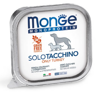 Monge Monoprotein Paté Solo Pavo | MONGE ***