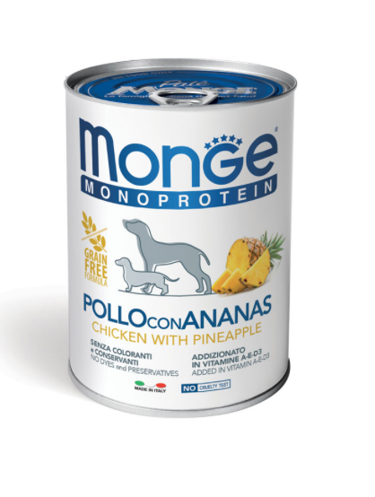Monge Monoprotein Paté Pollo con Piña | MONGE ***