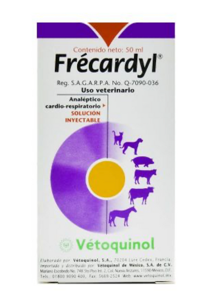Frecardyl Solución Inyectable 50ml / Vetoquinol *