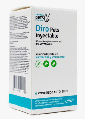 Diro Pets Inyectable 20 ML - ARANDA PETS*