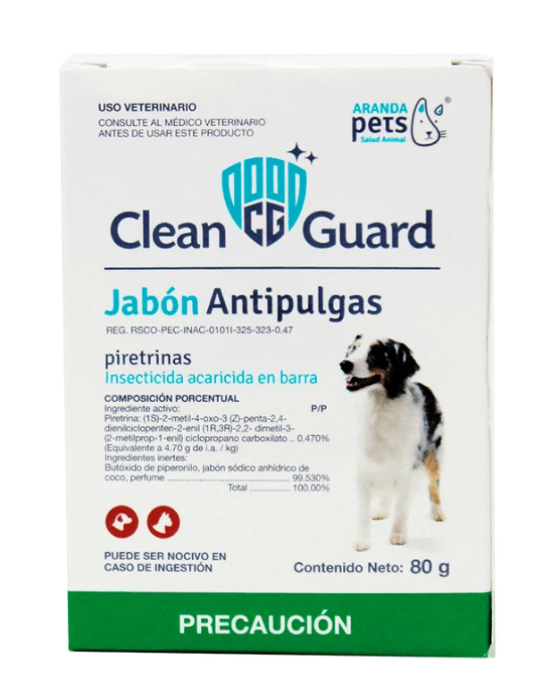 Clean Guard Jabón Antipulgas - ARANDA PETS*