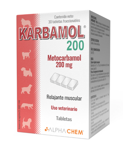 KARBAMOL® 200 METOCARBAMOL 200 mg Tab. - ALPHACHEM **