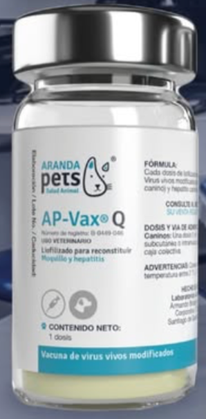 AP VAX Q   (LIOFILIZADA) - ARANDA PETS*