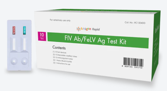 Prueba Rapida FIV Ab/FeLV Ag - Bionote*
