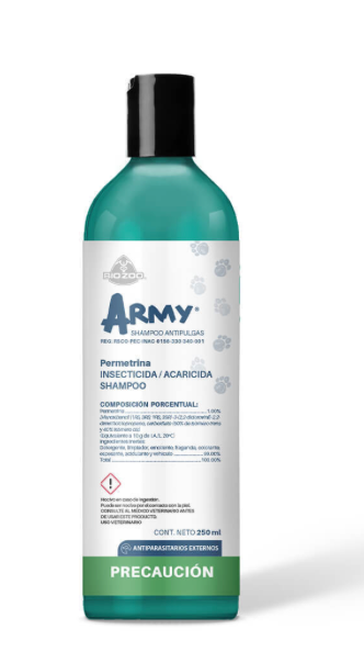 ARMY® SHAMPOO ANTIPULGAS