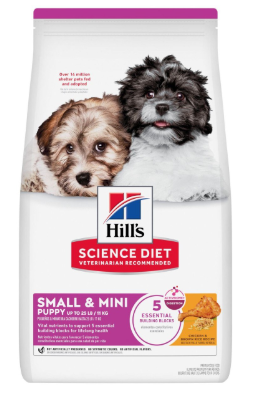 Hill's Science Diet Small & Mini Puppy, alimento para cachorros de razas pequeñas y miniatura