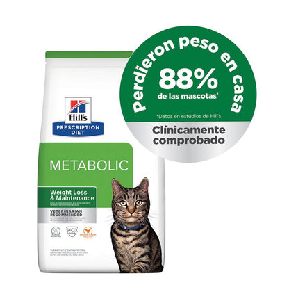 Hill's Prescription Diet Metabolic Alimento Seco Control de Peso para Gato Adulto 7.9kg