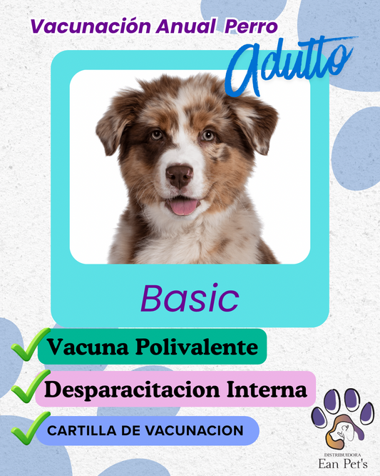 Vacunación Anual Para Perro Basic