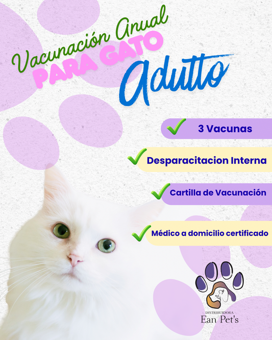 Vacunación Anual Para Gato Adulto - Complete