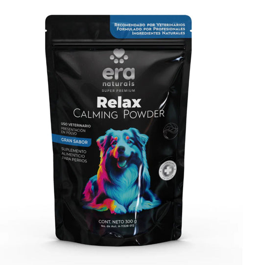 Suplemento para Perros Era Naturals Relax | Calming Powder 300 Gr Super Premium